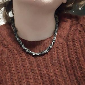 Black stone necklace